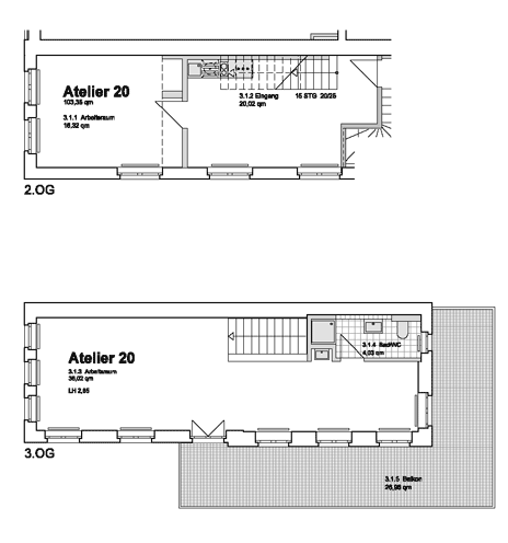 Grundriss des Turms